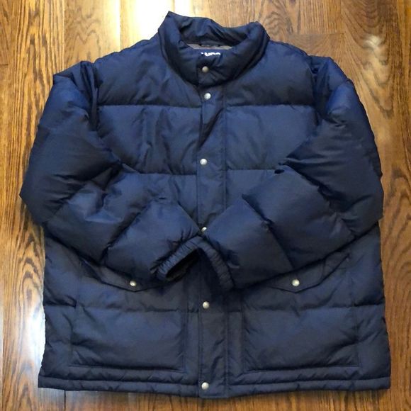 LANDS’ END Men’s Quilted Puffer Down Parka Jacket Coat Sz XXL - Picture 1 of 9